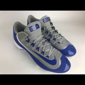 Nike Huarache 2K Baseball Cleats Blue/Gray SZ 11